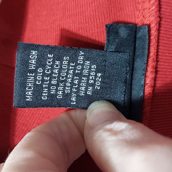 Rafaella 3/4 sleeve v neck shirt size L (InvW130) - Picture 3 of 4